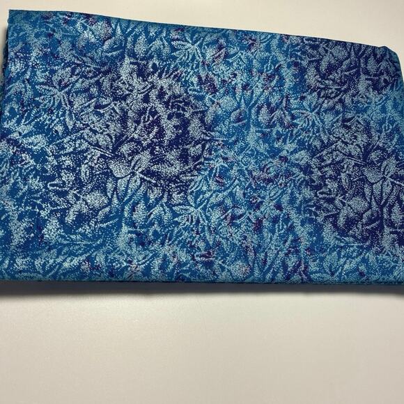Quilt Fabric FAIRY FROST blue pearlized CM-376 1 yd x 44" Michael Miller OOP - Picture 1 of 3